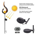 Solar LED Simulate Flame Light Lawn Lantern Lamp Waterproof Outdoor Lights by DailySale