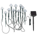 Solar Mushroom Lights Outdoor Decoration 10 LED Light Stake by DailySale