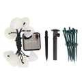 Solar Mushroom Lights Outdoor Decoration 10 LED Light Stake by DailySale