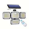Solar Outdoor Lights 333 LEDs Motion Sensor Lights 4 Heads by DailySale
