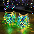 Solar Outdoor Mosaic Lantern by DailySale