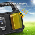 Solar Portable Flashlight & Handheld Searchlight with Side Lights by DailySale