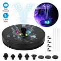 Solar Powered Fountain Pump Floating Bird Bath Pond Pump by DailySale
