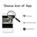 Solar Powered IP Camera with Rechargable Batteries HD 1080p Loop Recording by DailySale