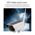 Solar Powered IP Camera with Rechargable Batteries HD 1080p Loop Recording by DailySale