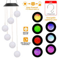Solar Powered LED Ball Wind Chimes - Color Changing LED String Light by DailySale