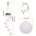 Solar Powered LED Ball Wind Chimes - Color Changing LED String Light by DailySale