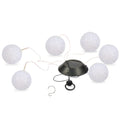 Solar Powered LED Ball Wind Chimes - Color Changing LED String Light by DailySale