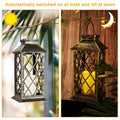 Solar Powered Led Outdoor Lantern Waterproof Candle Hanging Light by DailySale