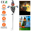 Solar Powered Scarecrow Shape Stake Light Halloween Decoration by DailySale