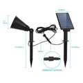 Solar Powered Spotlight Outdoor Garden Lamp Waterproof by DailySale