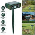 Solar Powered Ultrasonic Animal Repeller by DailySale