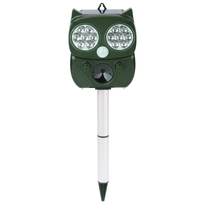 Solar Powered Ultrasonic Animal Repeller PIR Motion Sensor by DailySale