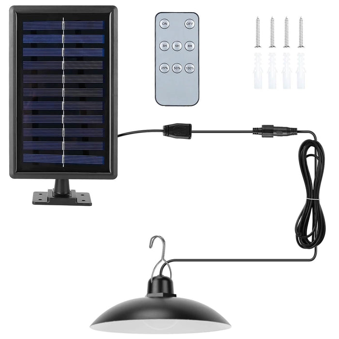 Solar Shed Light Sensor Hanging Lamp by DailySale