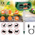 Solar Ultrasonic Animal Repeller Motion Sensor by DailySale