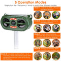 Solar Ultrasonic Animal Repeller Motion Sensor by DailySale