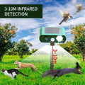 Solar Ultrasonic Animal Repeller with Motion Detector by DailySale