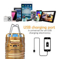 Solar USB Charging Tent Light + Fan by DailySale