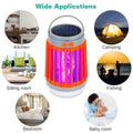 Solar USB Electric Bug Zapper with 5 Light Modes Hanging Hook by DailySale