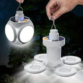 Solar USB Rechargeable LED Bulb Lights With Power Display by DailySale