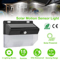 Solar Wall Light Outdoor 206 LEDs PIR Motion Sensor Lamp by DailySale