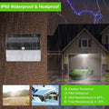 Solar Wall Light Outdoor 206 LEDs PIR Motion Sensor Lamp by DailySale