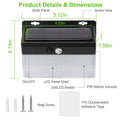 Solar Wall Light Outdoor 206 LEDs PIR Motion Sensor Lamp by DailySale