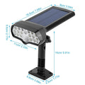 Solar Wall Light Outdoor Motion Sensor Light by DailySale