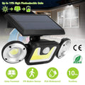 Solar Wall Light Outdoor PIR Motion Sensor LED by DailySale