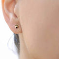 Solid 10K Gold Ball Studs by DailySale