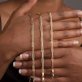 Solid 14K Gold 5mm Paperclip Chain Necklace Made In Italy by DailySale