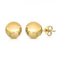 Solid 14K Gold Ball Studs - Assorted Sizes by DailySale
