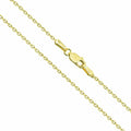 Solid 14K Gold Cable Chain Necklace by DailySale