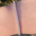 Solid 14K White Gold 2.13CTW 100% Natural Diamond Tennis Bracelet by DailySale