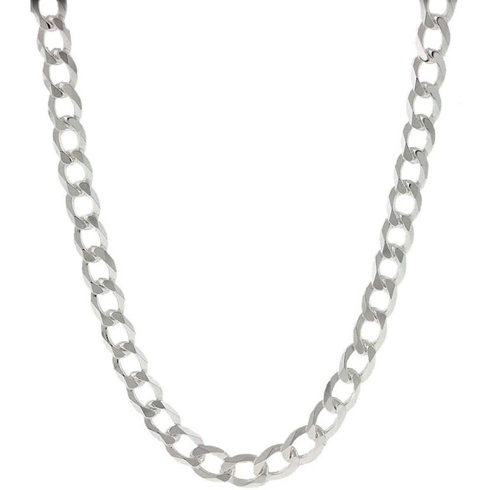 Solid 925 Sterling Silver 4.5mm Cuban Chain Necklace by DailySale