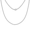 Solid .925 Sterling Silver Curb Link Chain Unisex Necklace