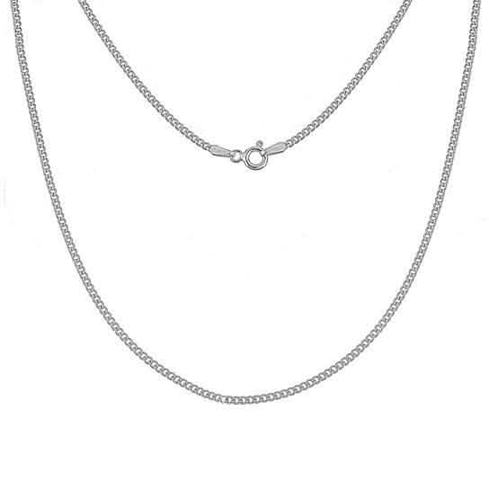 Solid .925 Sterling Silver Curb Link Chain Unisex Necklace by DailySale