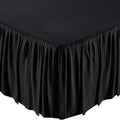 Solid Color Bed Skirt - Assorted Styles by DailySale