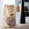 Solid Dish Soap Jar & Brush by Wild Bear Market