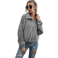 Solid Drawstring Hem Crop Teddy Jacket by DailySale