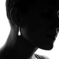 Solid Sterling Pear Shape Hanging Earrings By Paolo Fortelini by DailySale