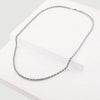 Solid Sterling Silver 3.5MM Rope Link Chain