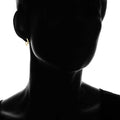 Solid Sterling Silver French Lock Hoops In Gold by DailySale