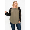 Solid Top Featuring Flattering Lace Bell Sleeves by DailySale
