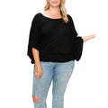 Solid Top Featuring Flattering Wide Sleeves by DailySale