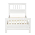 Solid Wood Platform Bed and Kids Room Headboard by DailySale