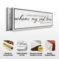 Song Of Solomon 3:4 - I Have Found The One Sign II by Tailored Canvases