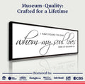Song Of Solomon 3:4 - I Have Found The One Sign IV by Tailored Canvases