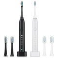 Sonic Electric Toothbrush For Adults Magnetic Charging Waterproof IPX7 Replacement Heads Set by DailySale
