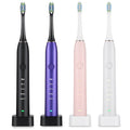 Sonic Electric Toothbrush For Adults Magnetic Charging Waterproof IPX7 Replacement Heads Set by DailySale